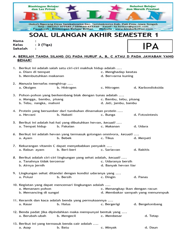 3 Rahasia Sukses Hadapi Soal Ipa Kelas 7 Bab 1 yang Jarang Diketahui
