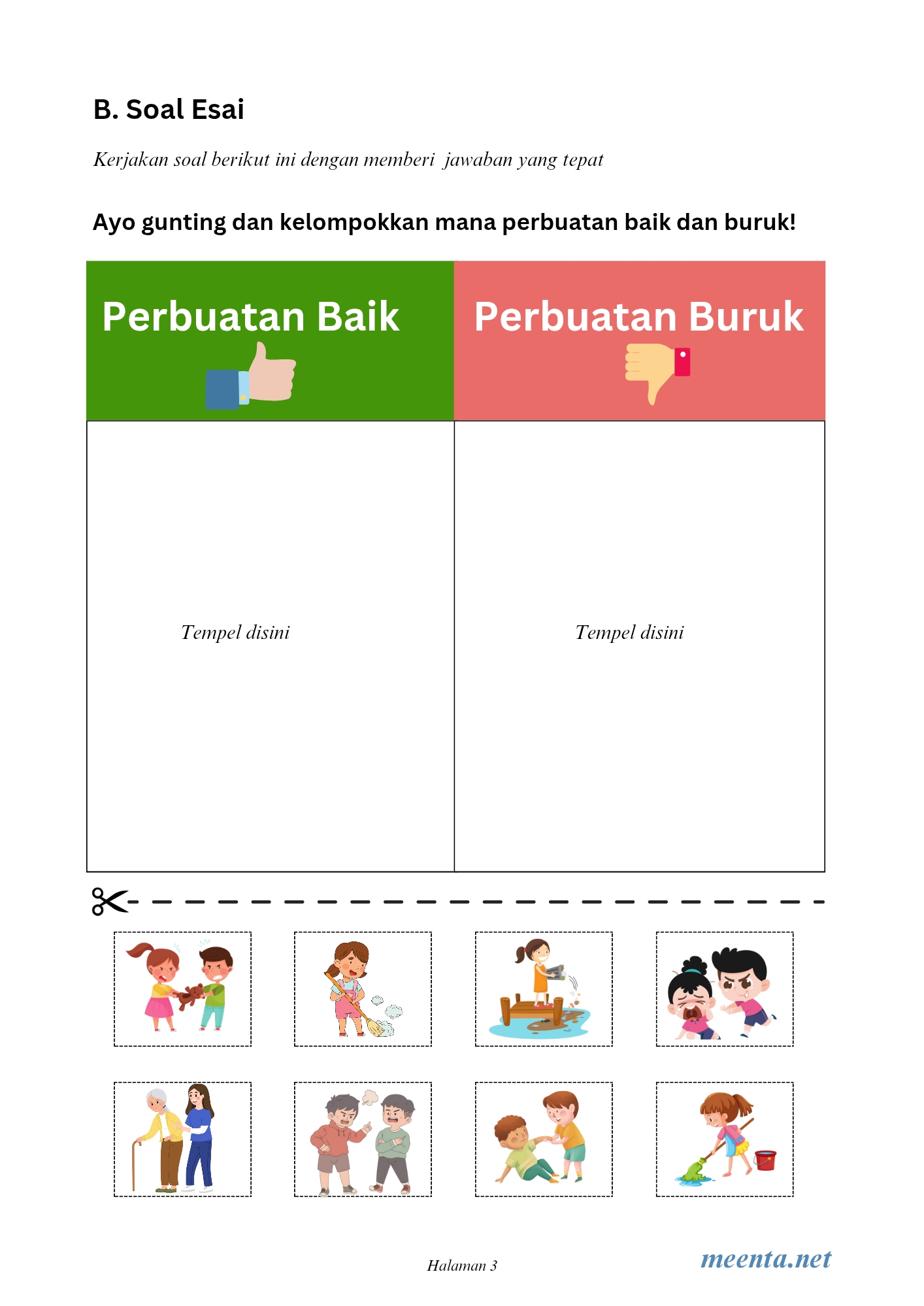 Menjelajahi Kemampuan Contoh Soal Ujian Kenaikan Kelas UKK SDLB Kelas 1 Menjelajahi Kemampuan Contoh Soal Ujian Kenaikan Kelas UKK SDLB Kelas 1
