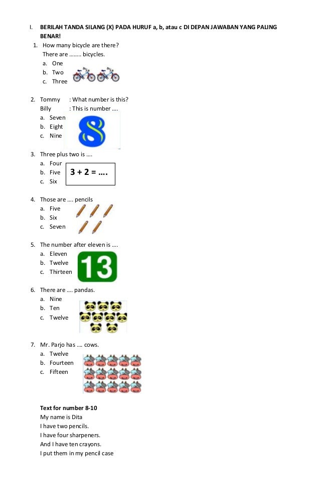 Soal Essay Bahasa Inggris Kelas 7 Soal Essay Bahasa Inggris Kelas 7