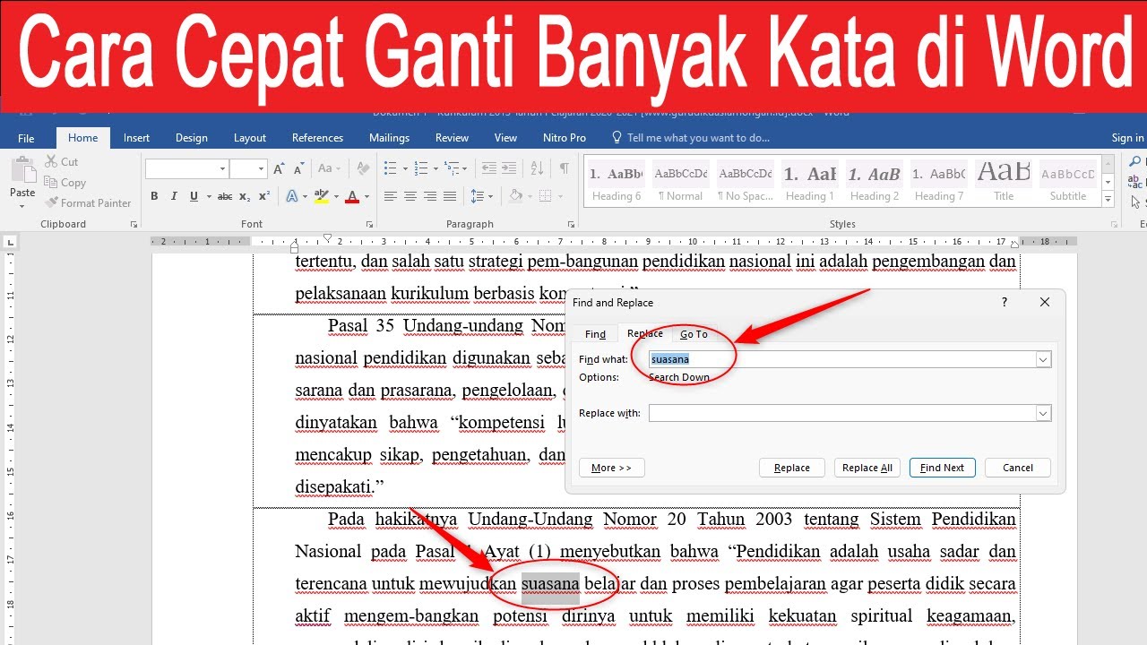 7 Langkah Mengubah Kata dalam Word untuk Ganti Rekening Penerima Bansos Tanpa Salah