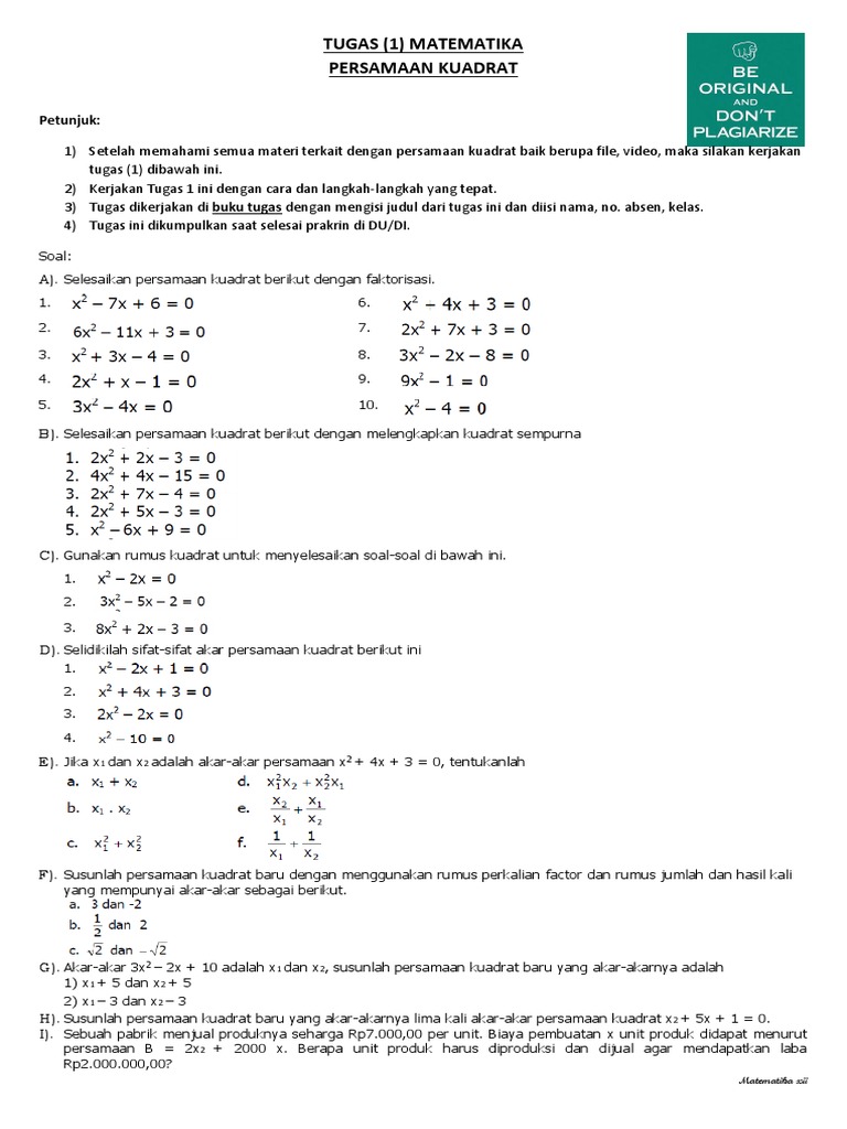 7 Tipe Soal Matematika Kelas 12 Semester 2 yang Sering Muncul di Ujian 2026, Wajib Kamu Kuasai Sebelum Terlambat