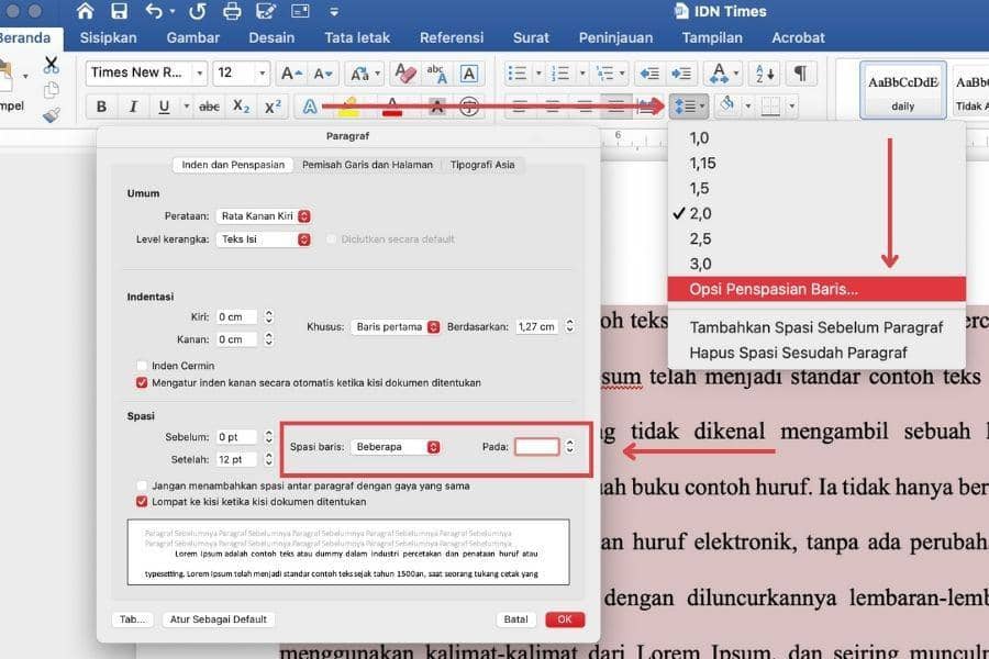 7 Tips Mengejutkan Mengubah Jarak Spasi di Word dan Atur Ukuran Kertas F4 Secara Prakt