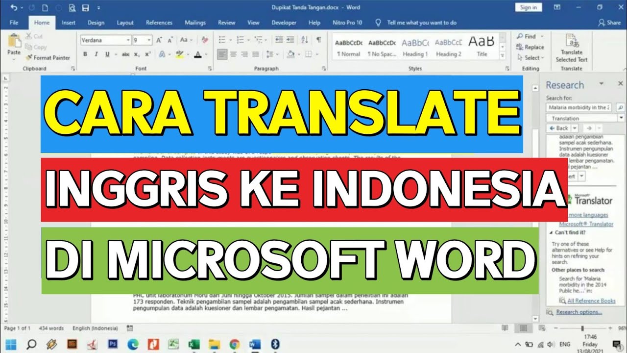 Rahasia mengubah inggris ke indonesia word 2010 dalam 5 langkah praktis sebelum terlambat