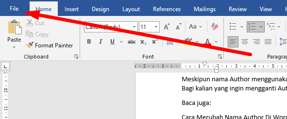 2 Cara Mudah Merubah Nama Author di Microsoft Word - satutitiknol com 2 Cara Mudah Merubah Nama Author di Microsoft Word - satutitiknol com