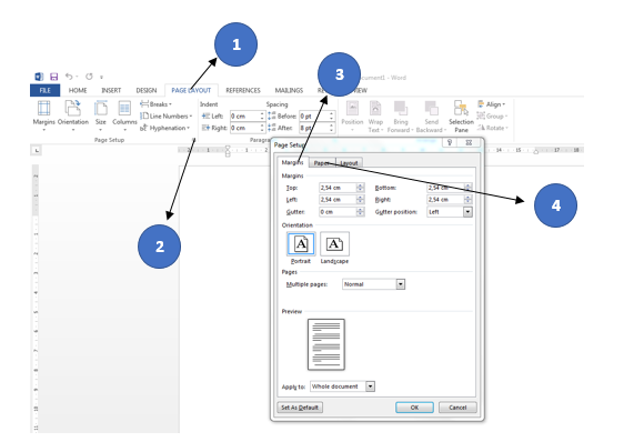 Mengatur Halaman di MS Word Mengatur Halaman di MS Word