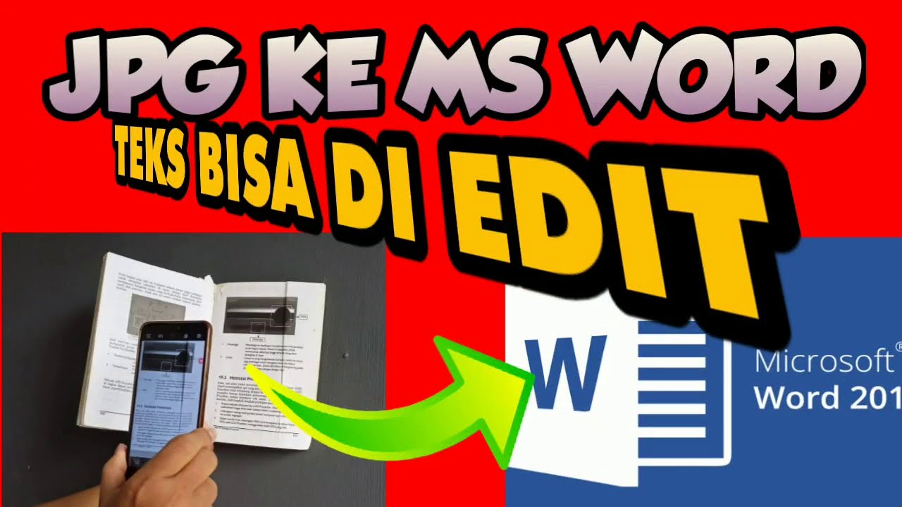 Ternyata Begini Cara Cepat Mengubah JPG Ke Word yang Bisa Di Edit Tanpa Ribet di 2026