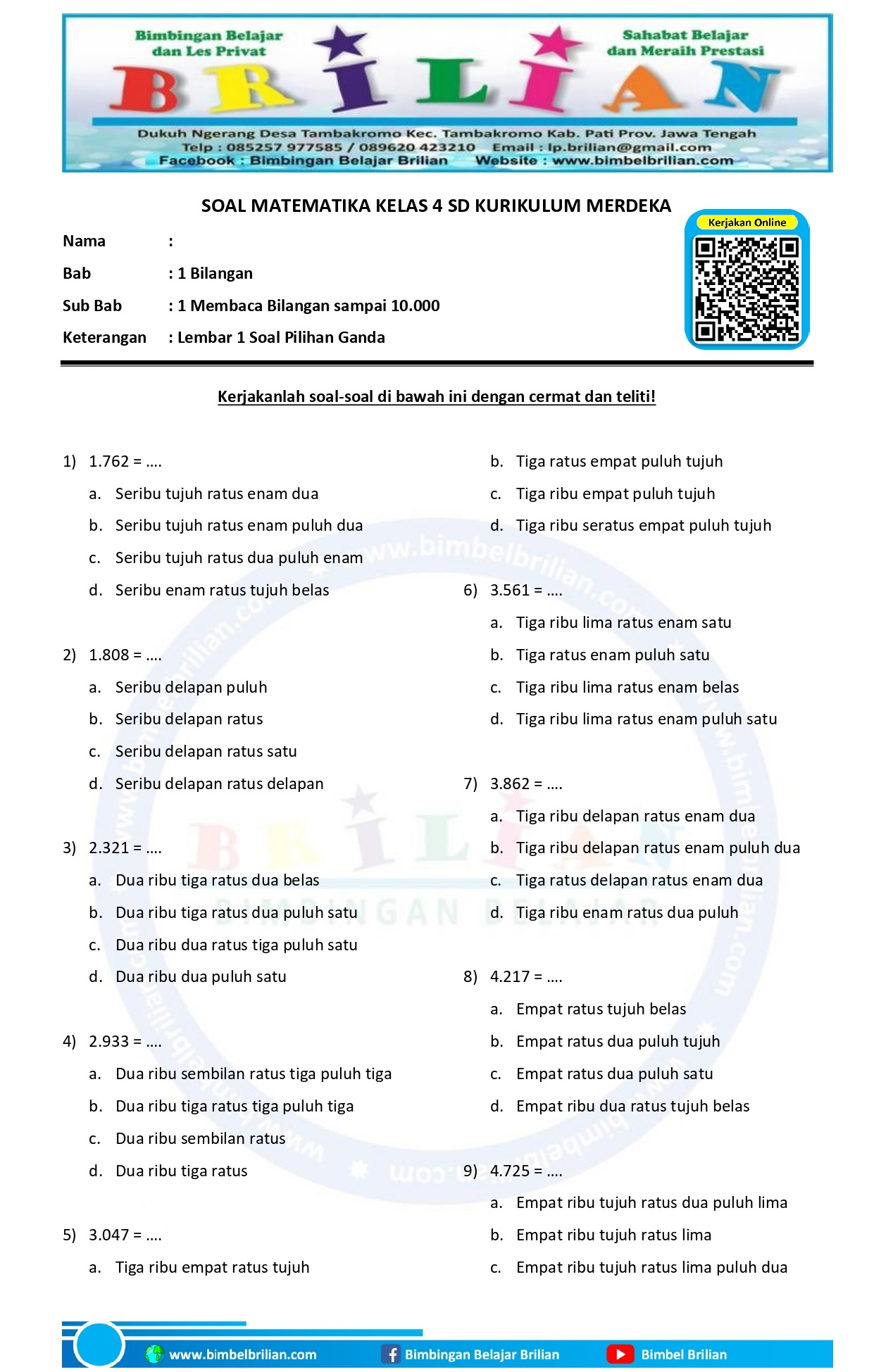 Ternyata Ini Sumber Download Soal Ulangan Harian Kelas 4 Tema 3 Subtema 1 yang Paling Dicari Guru dan Wali Murid di 2026