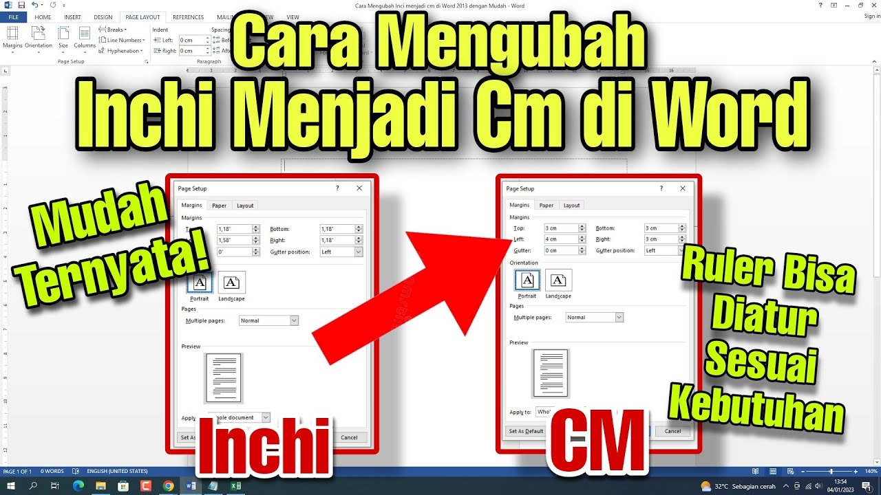 Ternyata Semudah Ini Mengubah Inci Menjadi Cm di Word, 3 Langkah Cepat Tanpa Ribet yang Wajib Kamu Coba