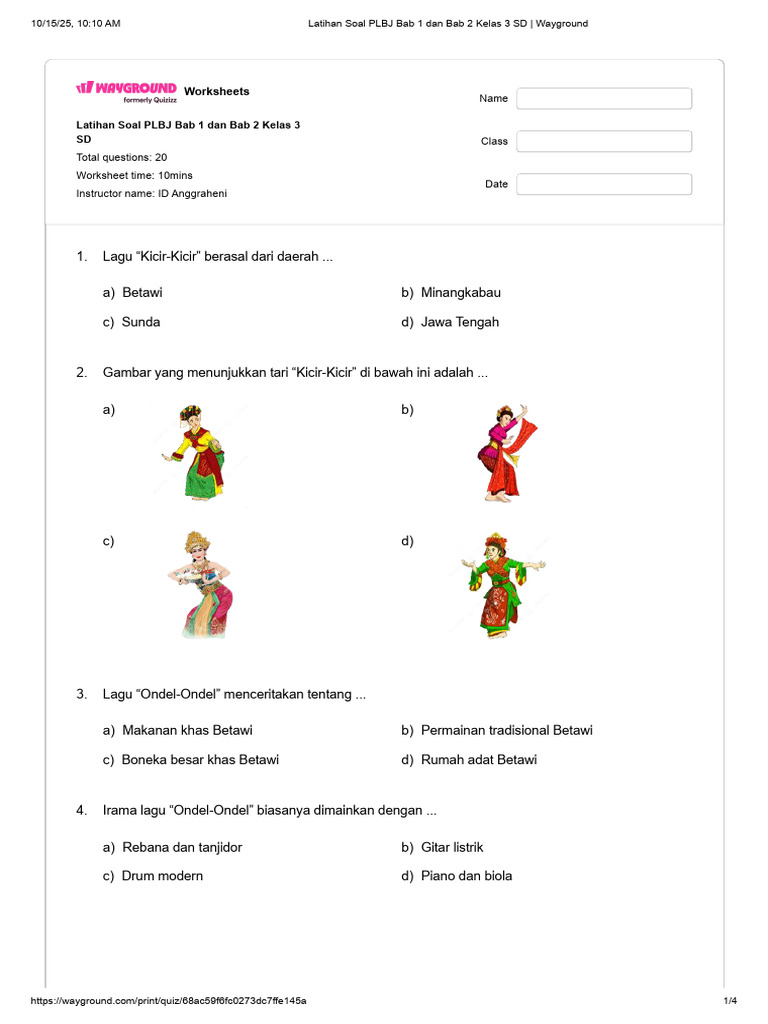 Wajib Tahu! Bocoran Soal UAS PLBJ Kelas 3 Semester 1 Agar Nilai Langsung Bagus Wajib Tahu! Bocoran Soal UAS PLBJ Kelas 3 Semester 1 Agar Nilai Langsung Bagus